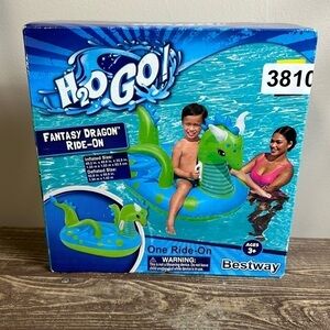 H2O GO fantasy dragon ride -on ages 3 plus new in box box is a little damaged